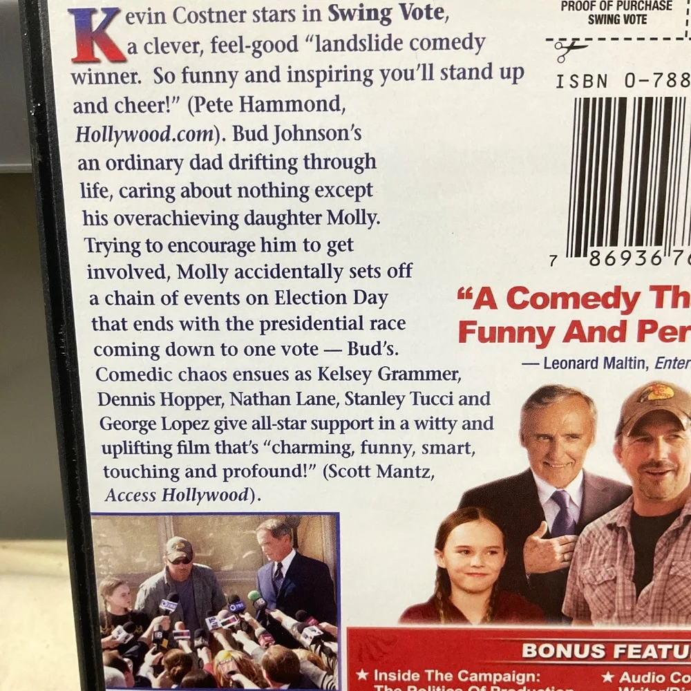 DVD -SWING Vote. V108